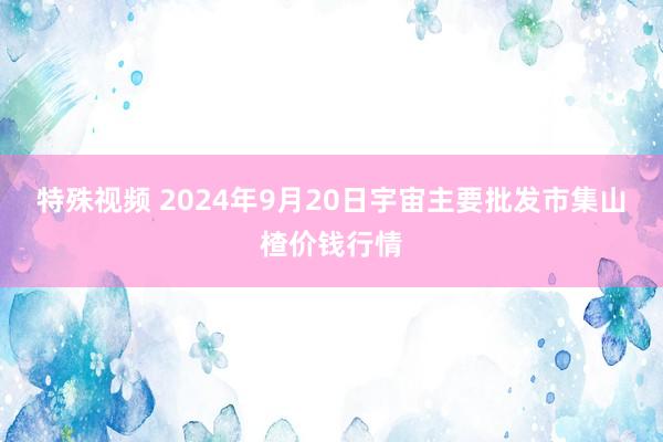 特殊视频 2024年9月20日宇宙主要批发市集山楂价钱行情