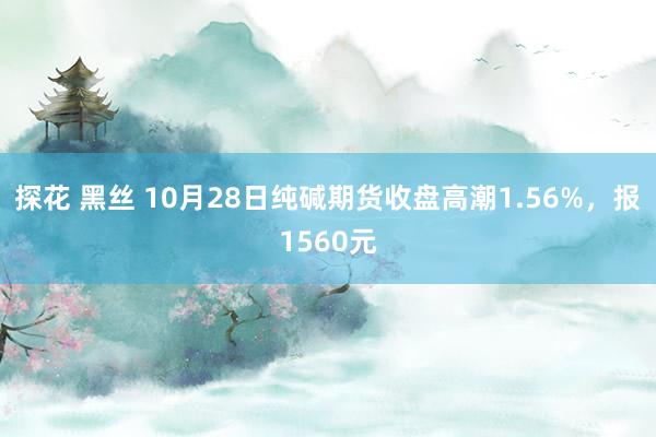 探花 黑丝 10月28日纯碱期货收盘高潮1.56%，报1560元