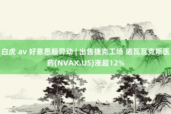 白虎 av 好意思股异动 | 出售捷克工场 诺瓦瓦克斯医药(NVAX.US)涨超12%