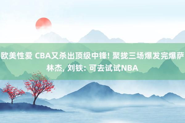 欧美性爱 CBA又杀出顶级中锋! 聚拢三场爆发完爆萨林杰， 刘铁: 可去试试NBA